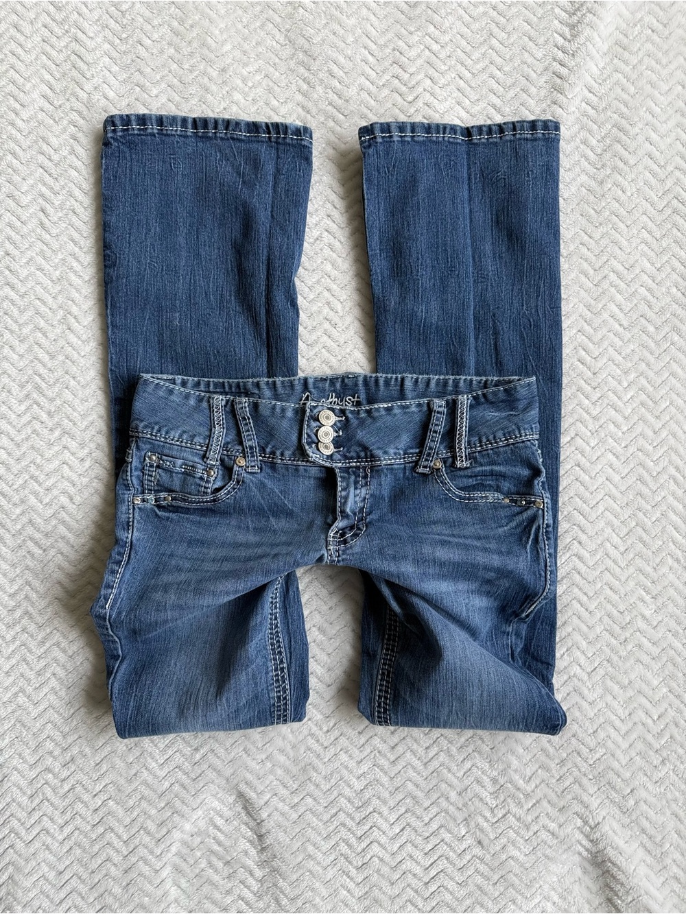 Y2K 2000s Amethyst Low Rise Bootcut Jeans Size 7